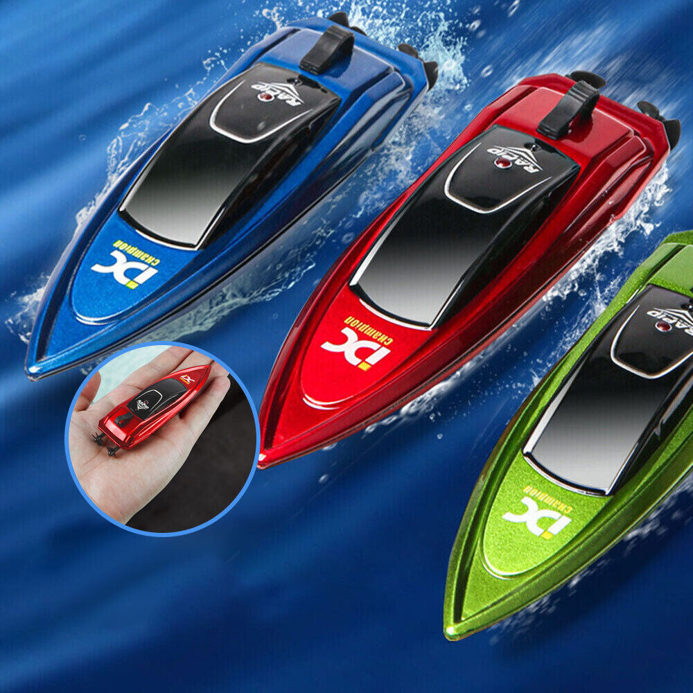 2.4Ghz RC Speed Boat Remote Control High Speed Boat Waterproof Mini RC Boat Gift