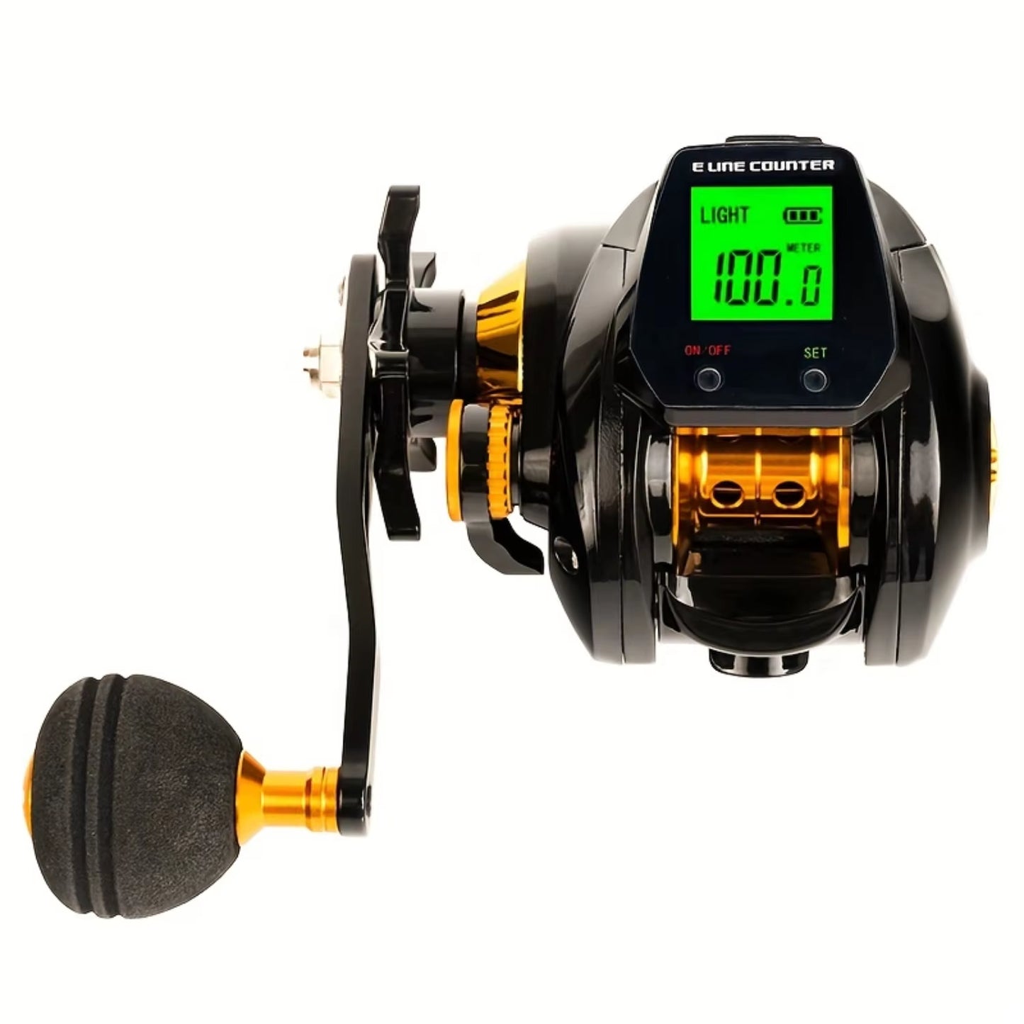 Advanced Digital Line Counter Baitcast Fishing Reel for Left-Handed Anglers