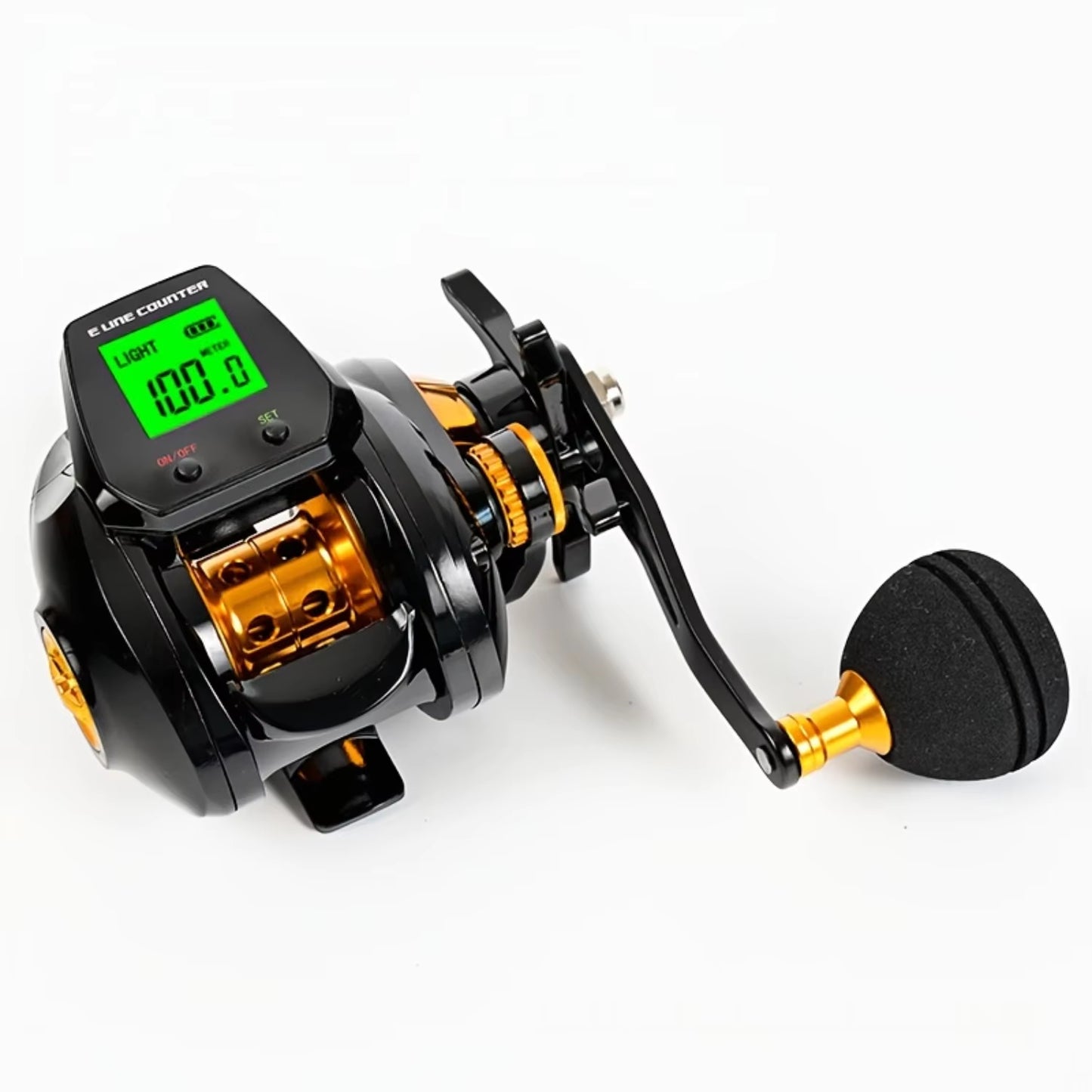 Advanced Digital Line Counter Baitcast Fishing Reel for Left-Handed Anglers