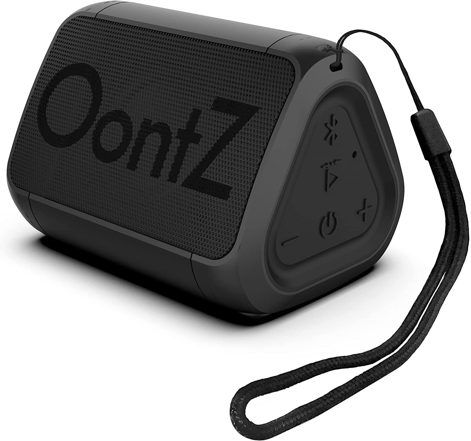 Oontz Angle Solo Portable Bluetooth Speaker - Powerful Sound, 100 Ft Range, IPX-5 Water Resistant - Perfect for Travel (Black)