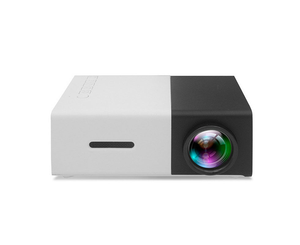 Compact Black Mini WiFi Projector - Ideal for Portable Entertainment