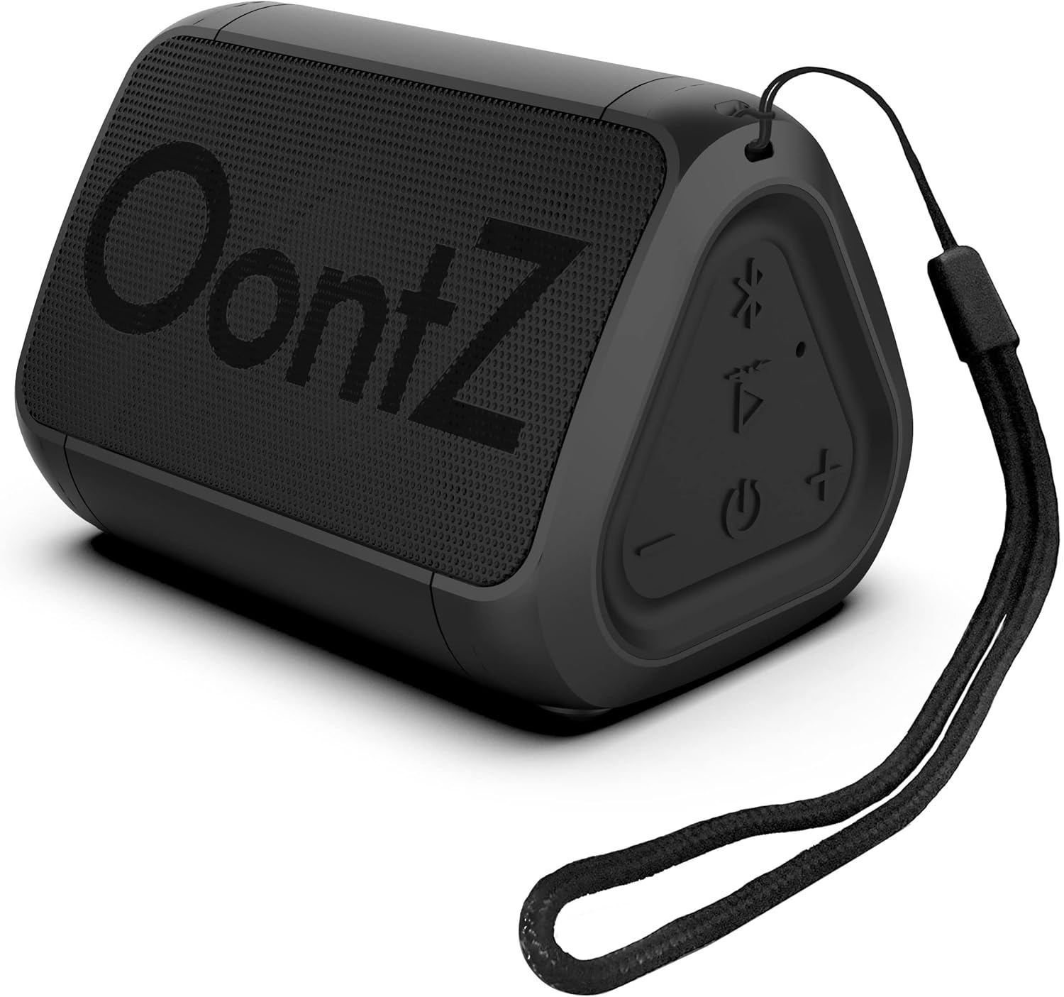 Oontz Angle Solo Portable Bluetooth Speaker - Powerful Sound, 100 Ft Range, IPX-5 Water Resistant - Perfect for Travel (Black)