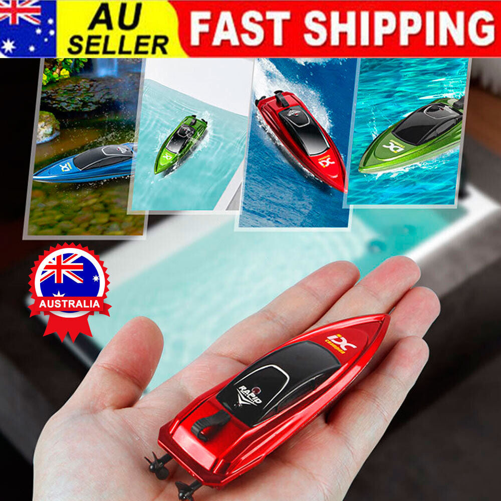 2.4Ghz RC Speed Boat Remote Control High Speed Boat Waterproof Mini RC Boat Gift