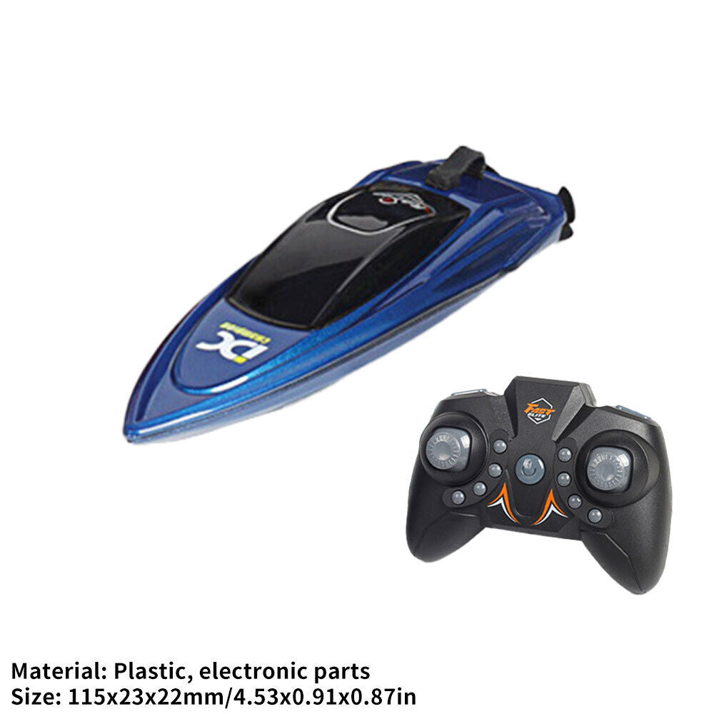 2.4Ghz RC Speed Boat Remote Control High Speed Boat Waterproof Mini RC Boat Gift