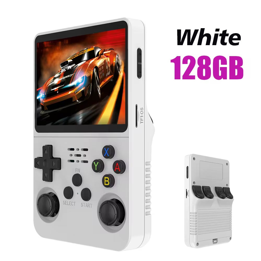 Unlock Nostalgia: 128GB Retro Handheld Game Console with 64GB Pre-loaded Classics & 3.5" IPS Screen - Ultimate Portable Gaming Experience!