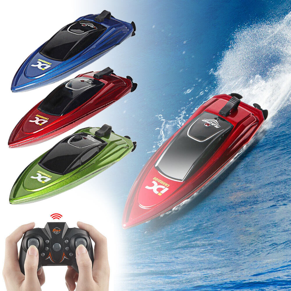 2.4Ghz RC Speed Boat Remote Control High Speed Boat Waterproof Mini RC Boat Gift