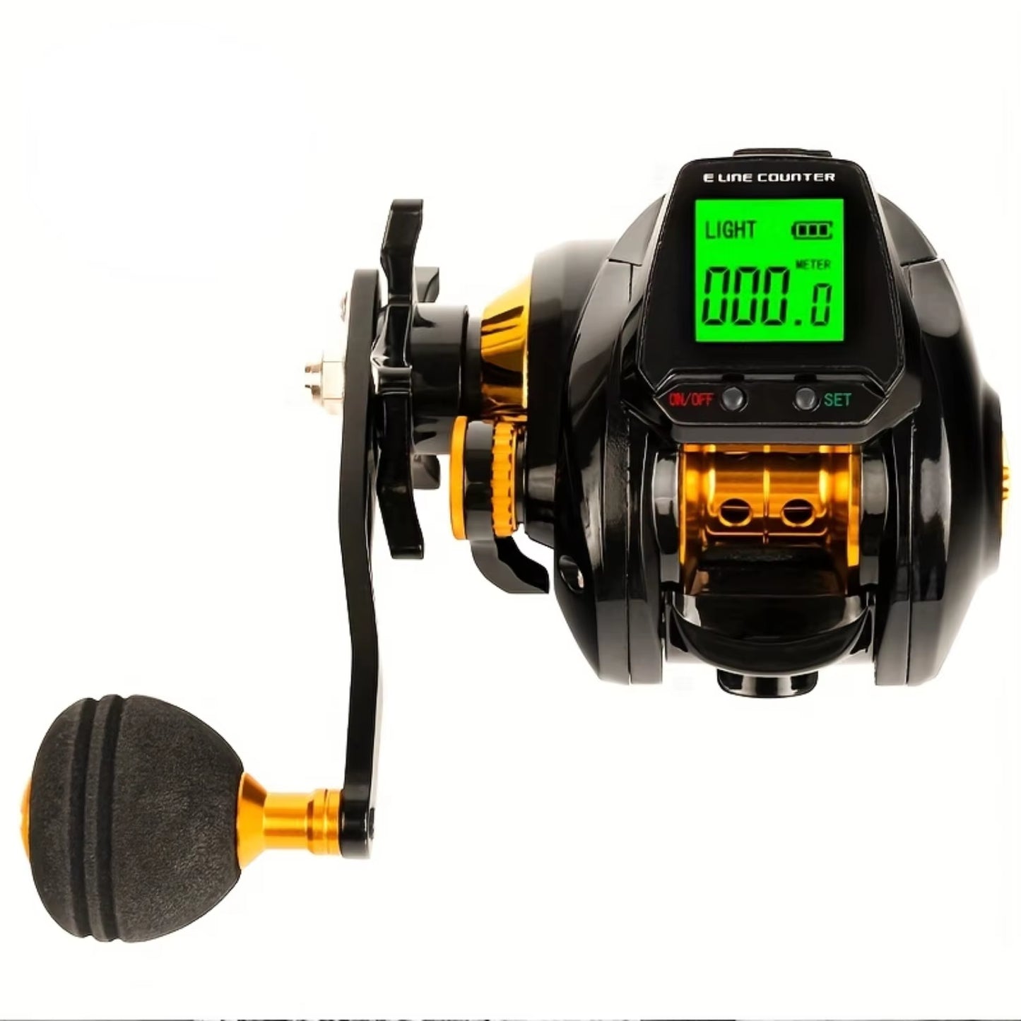 Advanced Digital Line Counter Baitcast Fishing Reel for Left-Handed Anglers