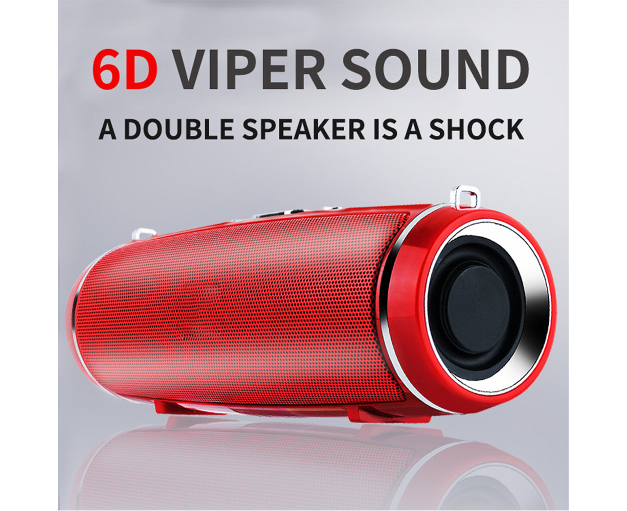 Wireless Waterproof Bluetooth Speakers with Deep Bass Subwoofer for Parties, Travel, Outdoor, Home, and Shower Use